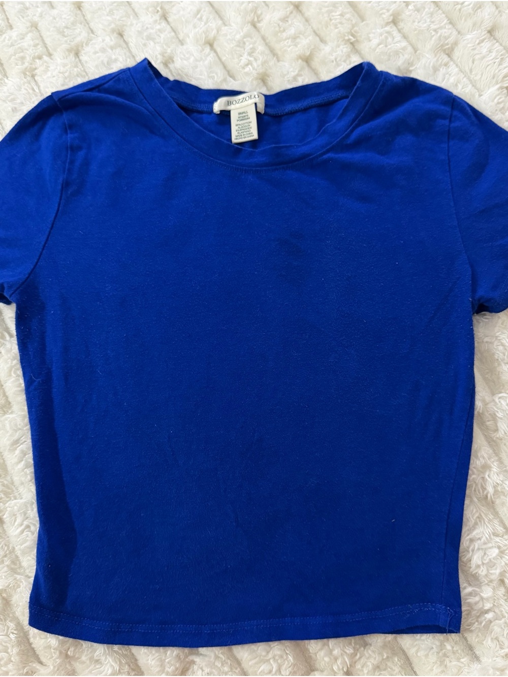 Bozzolo Royal Blue Kids Short Sleeve Tee